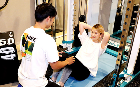 体験トレーニングの様子