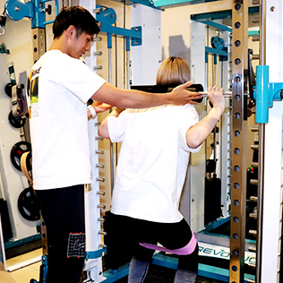 美尻・脚痩せコースの様子