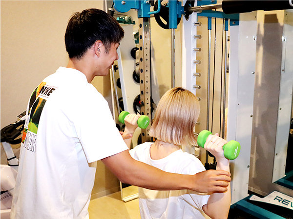 プライベート空間でのトレーニング